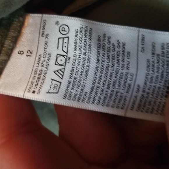 Gap High Rise Wide Leg Crop - Picture 6 of 7